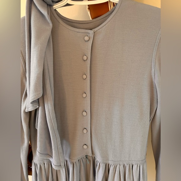 SOLD 100% wool Vintage button down dress - Picture 2 of 7